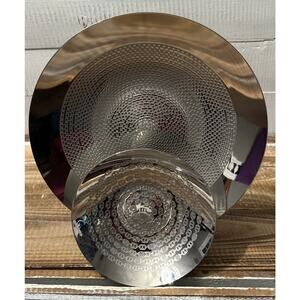 Set 2 Vintage WMF Cromargan Germany Stainless Steel Mid-Century Modern Bowl Dish